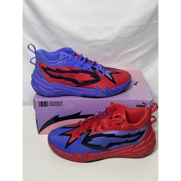 PUMA Scoot Zeros Pred Size 8 Men's Brand New 31035501 Red Purple Henderson - Picture 1 of 14